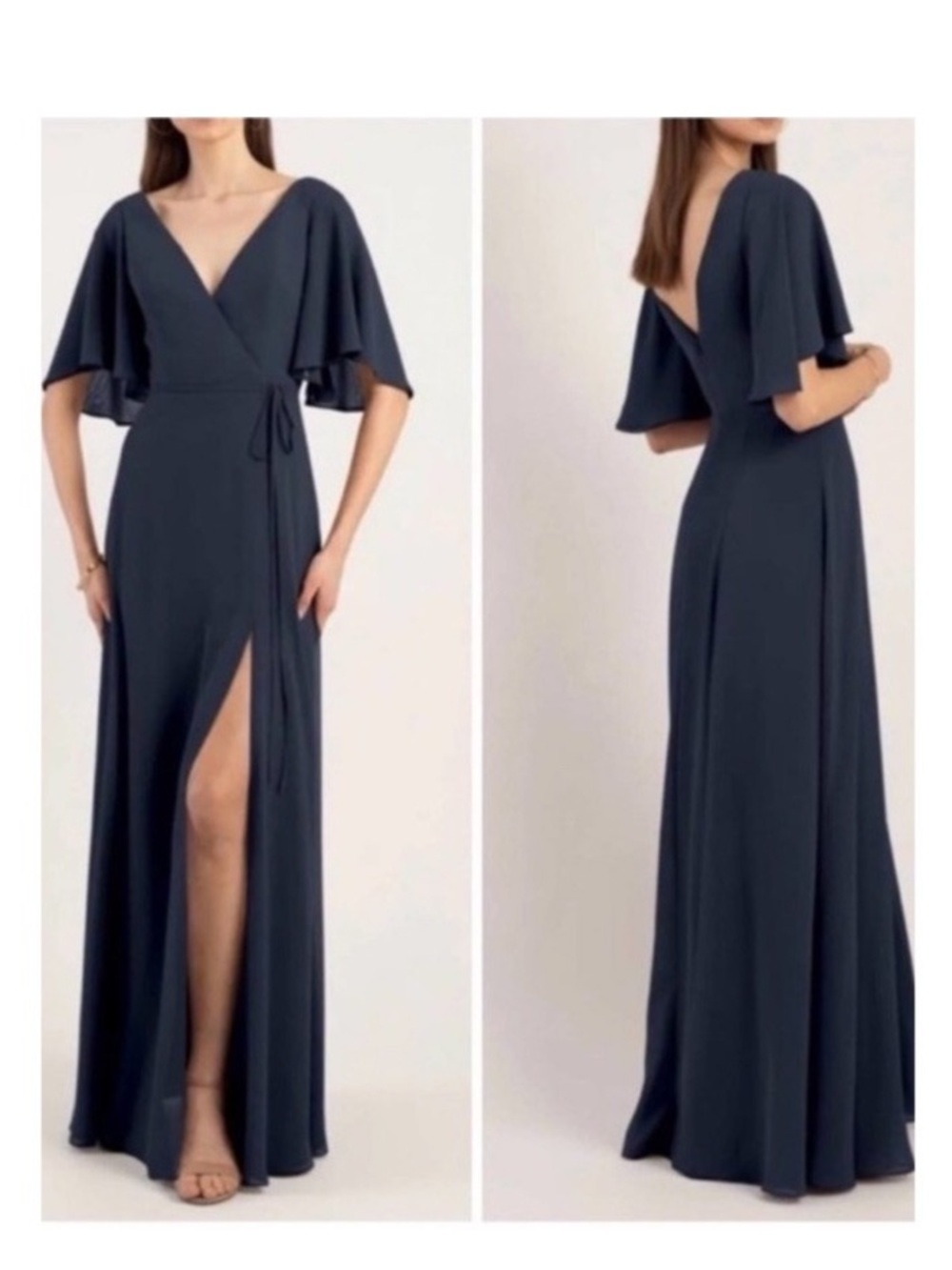 NWT Jenny Yoo navy gown size 6